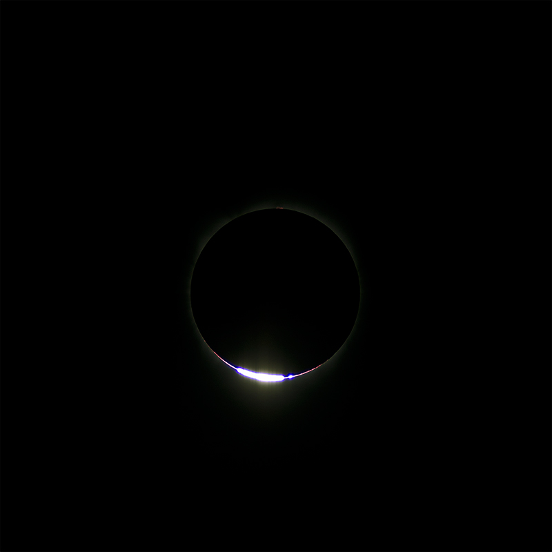 baily's beads solar eclipse 2107
